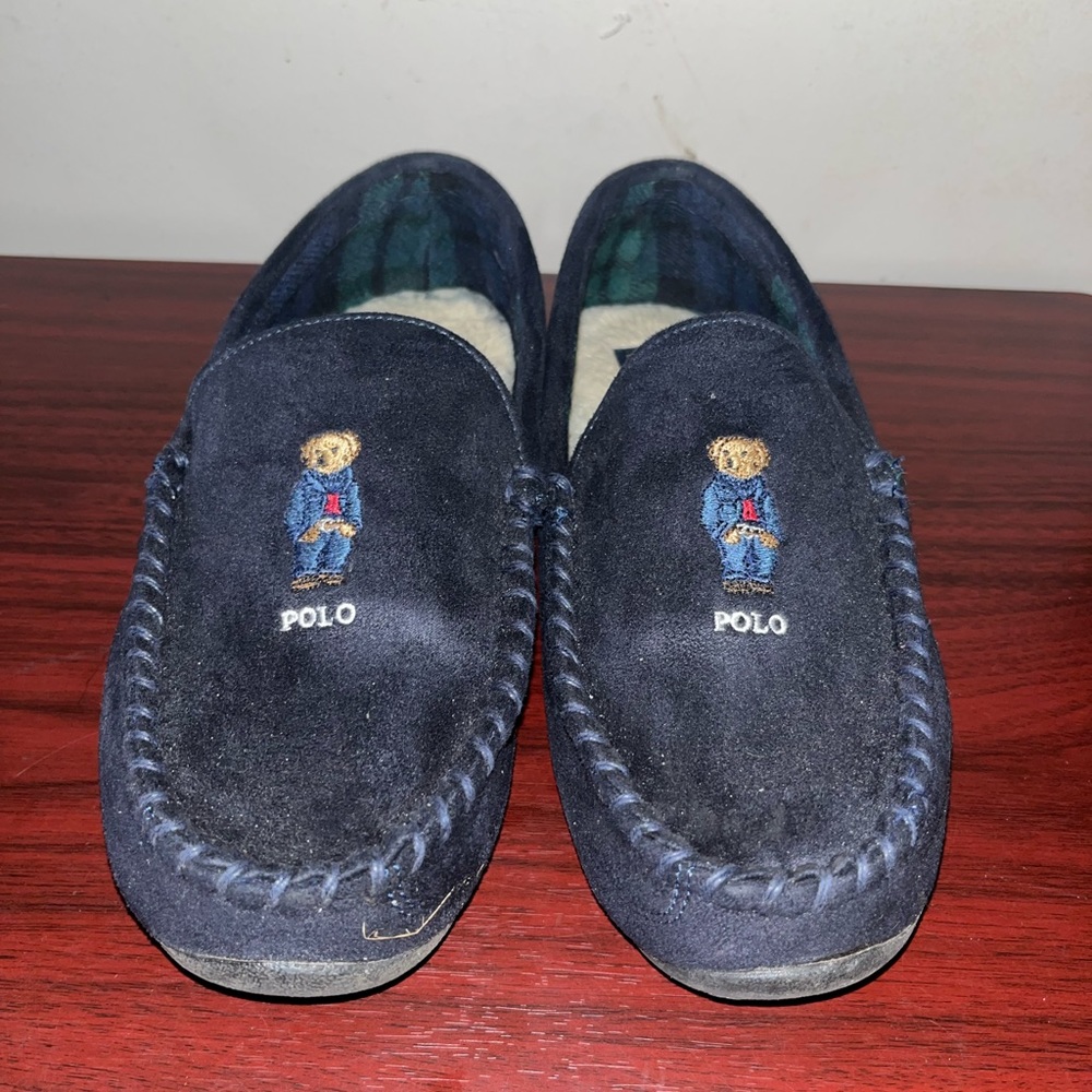 Men’s polo suede loafers